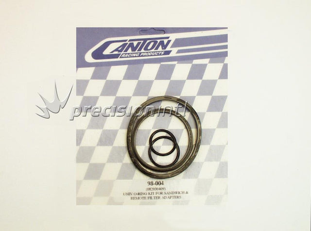 Universal Cooler O Ring Kit Also Fits Billet Remote Filter CN98004 - Canton Racing Products - Oil System Components - Canton Racing Products
