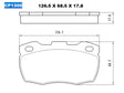 Ceramic Brake Pads CP1305 (DB1305) - Premier Performance Auto Parts | Universal Auto Spares