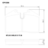 Ceramic Brake Pads CP1356 (DB1356) - Premier Performance Auto Parts | Universal Auto Spares