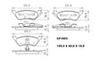 Ceramic Brake Pads CP1853 (DB1853) - Premier Performance Auto Parts | Universal Auto Spares