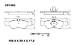 Ceramic DB1960 Brake Pads DB1960 CP1960 - Premier Performance Auto Parts | Universal Auto Spares