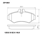 Ceramic DB1961 Brake Pads DB1961 CP1961 - Premier Performance Auto Parts | Universal Auto Spares