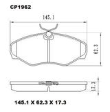 Ceramic DB1962 Brake Pads DB1962 CP1962 - Premier Performance Auto Parts | Universal Auto Spares