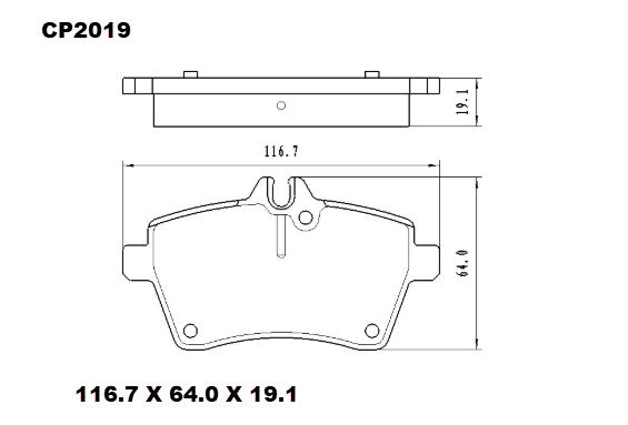 Ceramic DB2019 Brake Pads DB2019 CP2019 - Premier Performance Auto Parts | Universal Auto Spares