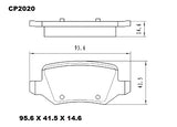 Ceramic DB2020 Brake Pads DB2020 CP2020 - Premier Performance Auto Parts | Universal Auto Spares