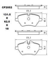 Ceramic Brake Pads CP2052 (DB2052) - Premier Performance Auto Parts | Universal Auto Spares