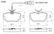 Ceramic DB2055 Brake Pads DB2055 CP2055 - Premier Performance Auto Parts | Universal Auto Spares