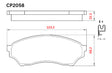 Ceramic DB2058 Brake Pads DB2058 CP2058 - Premier Performance Auto Parts | Universal Auto Spares