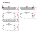 Ceramic DB2064 Brake Pads DB2064 CP2064 - Premier Performance Auto Parts | Universal Auto Spares
