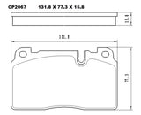 Ceramic Brake Pads CP2067 (DB2067) - Premier Performance Auto Parts