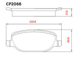 Ceramic DB2068 Brake Pads DB2068 CP2068 - Premier Performance Auto Parts | Universal Auto Spares
