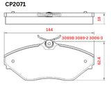 Ceramic DB2071 Brake Pads DB2071 CP2071 - Premier Performance Auto Parts | Universal Auto Spares