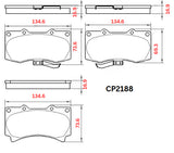 Ceramic DB2188 Brake Pads DB2188 CP2188 - Premier Performance Auto Parts | Universal Auto Spares