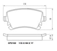 Ceramic Brake Pads CP2192 (DB2192) - Premier Performance Auto Parts | Universal Auto Spares