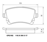 Ceramic Brake Pads CP2192 (DB2192) - Premier Performance Auto Parts | Universal Auto Spares