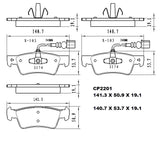 Ceramic Brake Pads CP2201 (DB2201) - Premier Performance Auto Parts