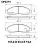Ceramic Brake Pads CP2488 (DB2488 / CP5033) - Premier Performance Auto Parts | Universal Auto Spares