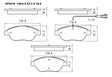 Ceramic DB2219 Brake Pads DB2219 CP2219 - Premier Performance Auto Parts | Universal Auto Spares