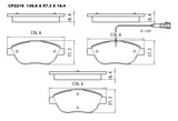 Ceramic DB2219 Brake Pads DB2219 CP2219 - Premier Performance Auto Parts | Universal Auto Spares