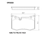 Ceramic DB2222 Brake Pads DB2222 CP2222 - Premier Performance Auto Parts | Universal Auto Spares