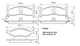 Ceramic DB2248 Brake Pads DB2248 CP2248 - Premier Performance Auto Parts | Universal Auto Spares
