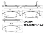 Ceramic Brake Pads CP2256 (DB2256) - Premier Performance Auto Parts