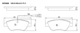 Ceramic Brake Pads CP2258 (DB2258) - Premier Performance Auto Parts