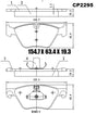 Ceramic Brake Pads CP2295 - Premier Performance Auto Parts | Universal Auto Spares