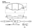 Ceramic DB2298 Brake Pads DB2298 CP2298 - Premier Performance Auto Parts | Universal Auto Spares