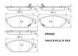 Ceramic DB2423 Brake Pads DB2423 CP2423 - Premier Performance Auto Parts | Universal Auto Spares