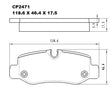 Ceramic Brake Pads CP2471 (DB2471) - Premier Performance Auto Parts | Universal Auto Spares