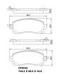 Ceramic Brake Pads CP2480 (DB2480 / CP5042) - Premier Performance Auto Parts | Universal Auto Spares