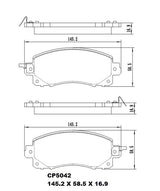 Ceramic Brake Pads CP2480 (DB2480 / CP5042) - Premier Performance Auto Parts