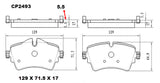 Ceramic DB2493 Brake Pads CP2493 - Premier Performance Auto Parts | Universal Auto Spares