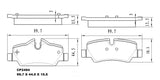 Ceramic Brake Pads CP2494 (DB2494 / CP5003) - Premier Performance Auto Parts