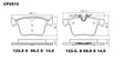 Ceramic Brake Pads CP2512 (DB2512 / CP5072) - Premier Performance Auto Parts | Universal Auto Spares