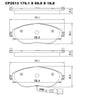 Front Ceramic Brake Pads CP2513 (DB2513) With Sensor - Premier Performance Auto Parts