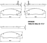 Ceramic Brake Pads CP2525 (DB2525 / CP5008) - Premier Performance Auto Parts