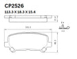 Ceramic Brake Pads CP2526 (DB2526 / CP5037) - Premier Performance Auto Parts | Universal Auto Spares