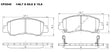 Ceramic Brake Pads CP2540 (DB2540) - Premier Performance Auto Parts | Universal Auto Spares