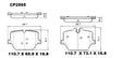 Ceramic DB2565 Brake Pads CP2565 - Premier Performance Auto Parts | Universal Auto Spares