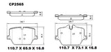 Ceramic DB2565 Brake Pads CP2565 - Premier Performance Auto Parts | Universal Auto Spares