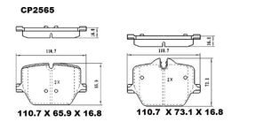 Ceramic DB2565 Brake Pads CP2565 - Premier Performance Auto Parts | Universal Auto Spares