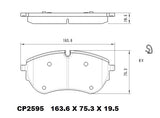Ceramic Brake Pads CP2595 (DB2595 / CP5047) - Premier Performance Auto Parts