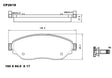 Ceramic Brake Pads CP2619 (DB2619 / CP5048) - Premier Performance Auto Parts | Universal Auto Spares