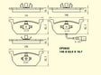 Ceramic DB2622 Brake Pads DB2622 CP2622 - Premier Performance Auto Parts | Universal Auto Spares