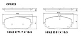 Ceramic DB2629 Brake Pads (CP5055) DB2629 CP2629 - Premier Performance Auto Parts | Universal Auto Spares