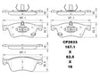Ceramic Brake Pads CP2633 (DB2633)  - Premier Performance Auto Parts | Universal Auto Spares