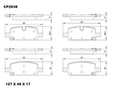 Ceramic DB2638 Brake Pads DB2638 CP2638 - Premier Performance Auto Parts | Universal Auto Spares
