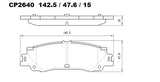Ceramic DB2640 Brake Pads DB2640 CP2640 - Premier Performance Auto Parts | Universal Auto Spares